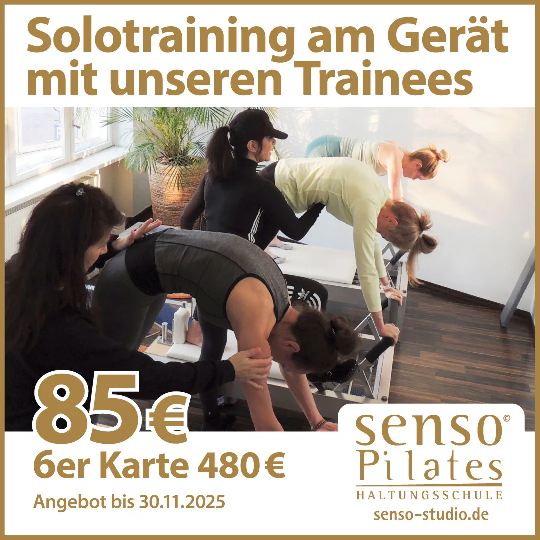 Solotraining am Gerät mit unseren Trainees – Herbstangebot